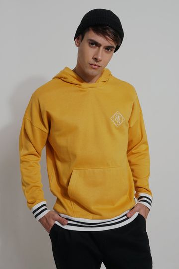 Pullover Hoodie With Embroidery