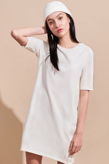 Premium Threads Dress with Tonal Stripe Accent