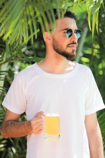 Handwoven White Cotton T-shirt