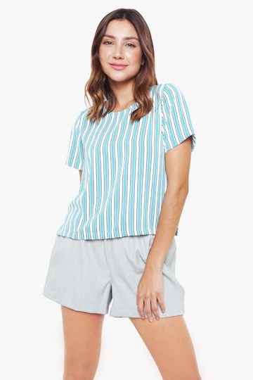 Vertical Striped Top