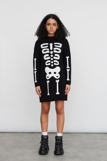 Lazy Oaf Feel It In My Bones Knit Dress