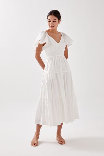 Jayke Ruffle Tiered Midaxi Dress