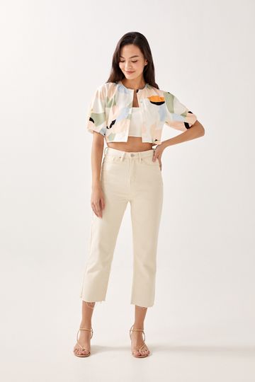 Adair Multi Way Cropped Top in Alluring Bloom