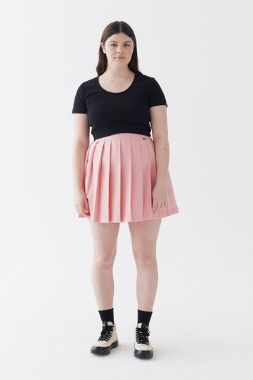 LO Pleated Skirt - Pink