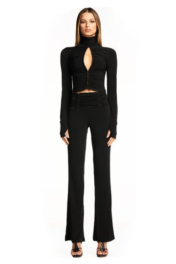 IVORY PANT - BLACK