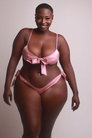 Girl Like You Satin Tie Front Top & Panty