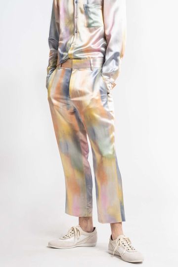 Alex Printed Satin Pant
