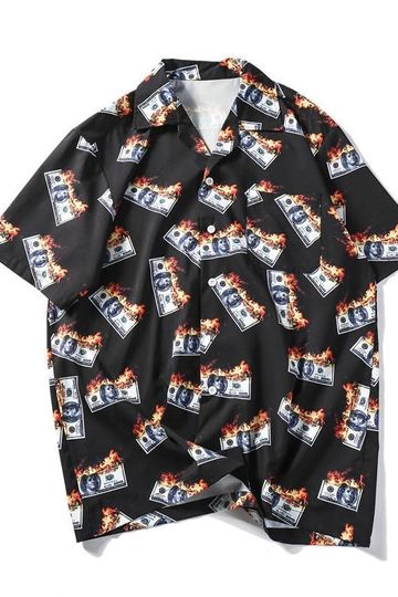 Club Giv "Burning Money" Summer Shirt