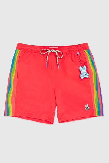 Psycho Bunny Shorts - Bickling Swim Trunks - Diva Pink - FF21-B6W255P1NS