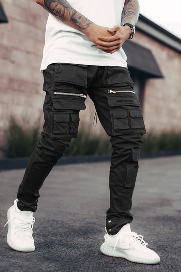 Utility Cargo Pants V3 in Black