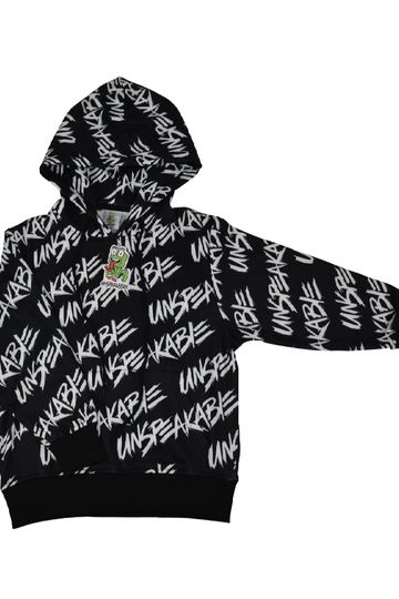 UNSPEAKABLE BLACK PULLOVER HOODIE