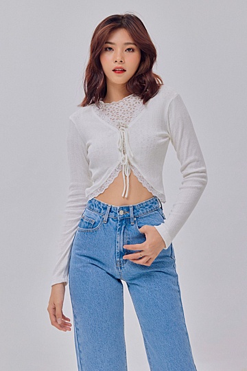 White Mora Top