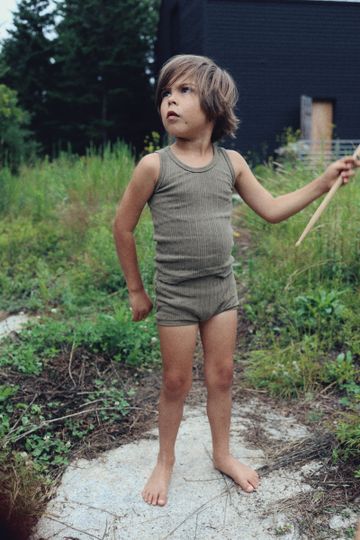 Kids Pointelle Basic Tank