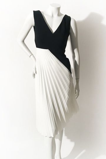 Roland Mouret Pleated Asymmetrical Dress