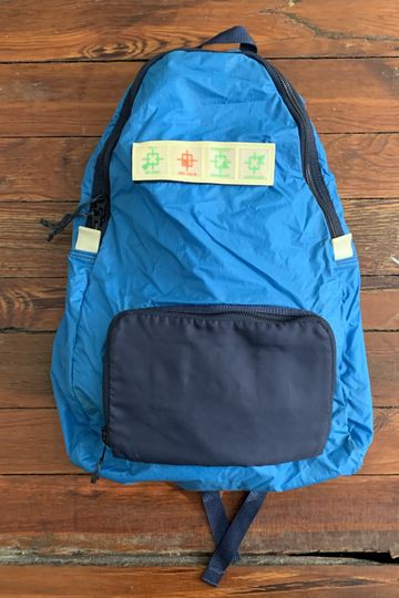 1980s Vintage Yoshida & Co Luggage label Type E-1 Air Force Ripstop Nylon Packable Backpack by Koichi Yamaguchi - Size OS
