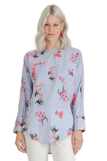 Longsleeve Printed Floral Top