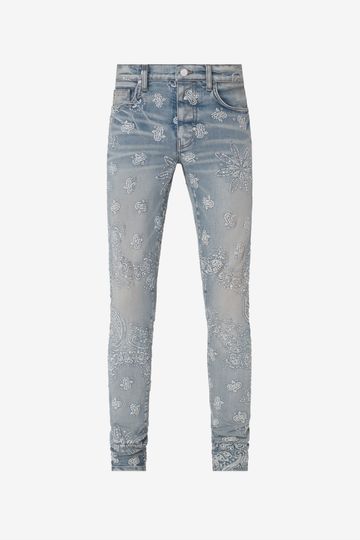 EXCLUSIVE CRYSTAL EMBELLISHED JEAN - CLAY INDIGO
