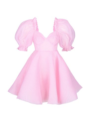 The Ice Cream Gingham Parliament Dress