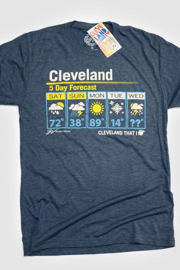 Cleveland 5 Day Forecast Shirt