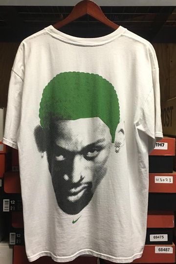 Vintage Nike Dennis Rodman Tee (Green Hair)