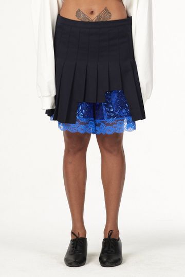 Chopped Pleated Skirt