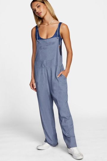 RVCA Zula Jumpsuit True Blue Slate