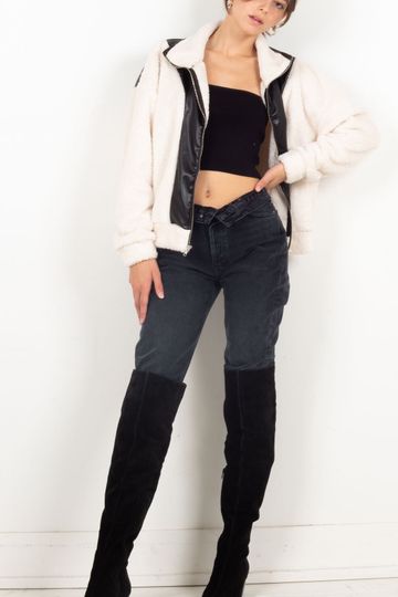 Alanis Sherpa Jacket - Oat