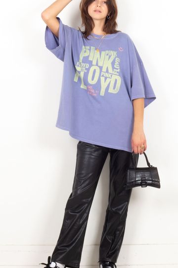 Pink Floyd 1970 One Size Tee - Amethyst Pigment