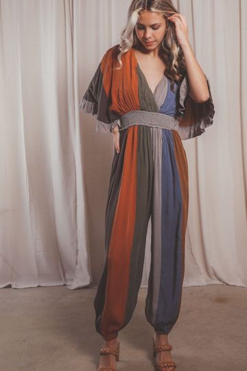 hype the stripe jumpsuit