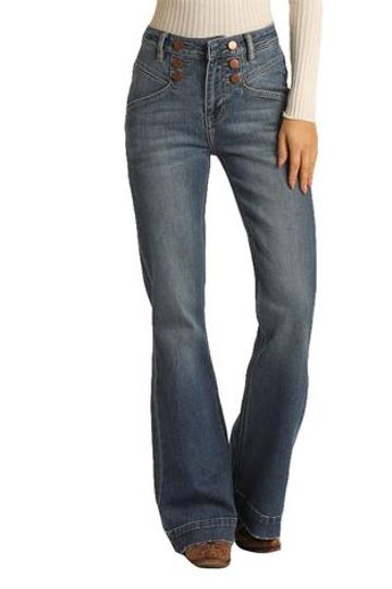 Rock & Roll Denim High Rise Trouser