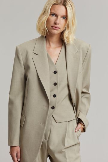 Felda Suit Blazer - Light Taupe