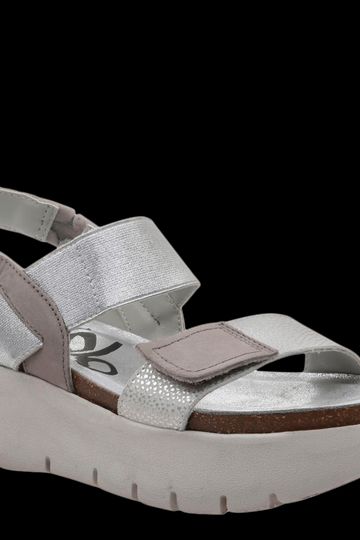 NOVA in NEW SILVER Platform Sandals