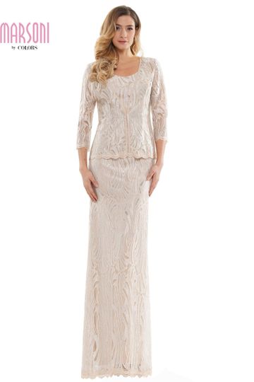 Marsoni by Colors - M310 Scoop Two Piece Formal Dress
