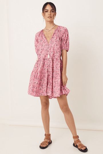 Spell Poppy Smock Mini Dress