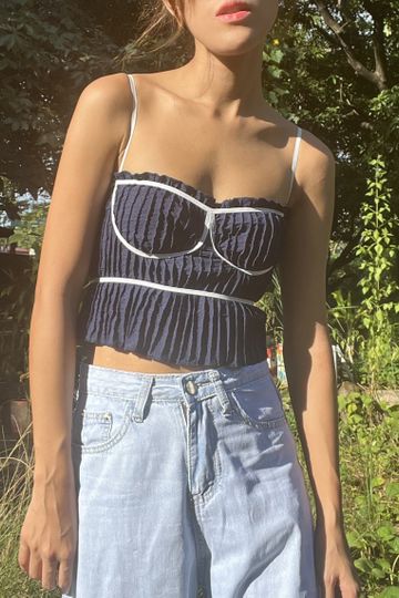Mia Midnight Blue Top (pre-order)