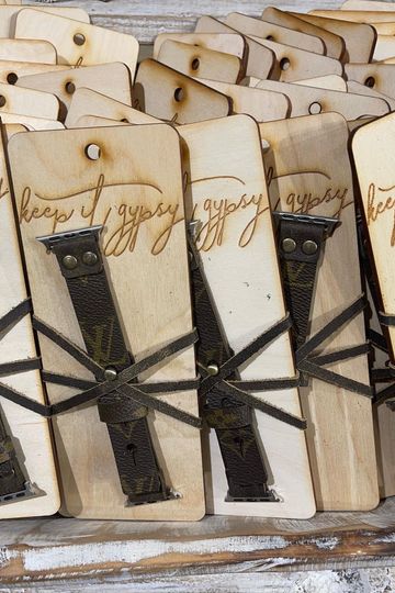 Upcycled LV Apple Watch Band from Keep It Gypsy