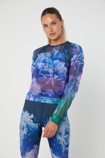 Mesh Floral Lace Force Sweatshirt
