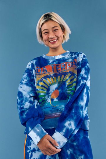 Radish tie dye sweatshirt