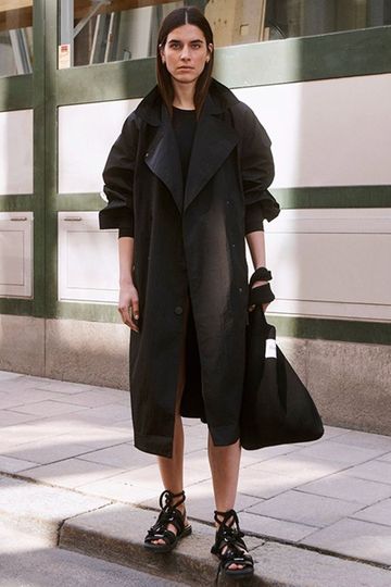 Rodebjer Gemma Trench Coat - Black