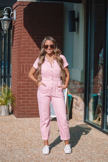 Show Me Your MuMu - Cannon Jumpsuit - Pink Denim