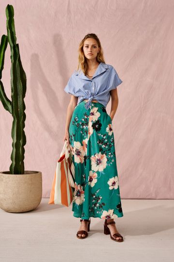Bellerose Appleby Floral Maxi Skirt