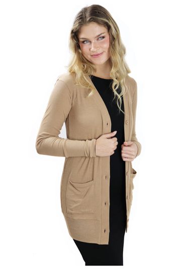 Long Jersey Cardigan