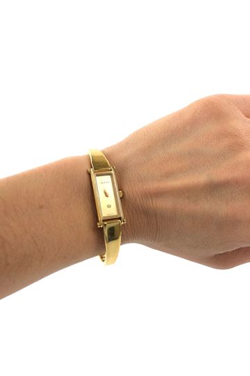 GUCCI Gold 1500 Series Vintage Horsebit Watch