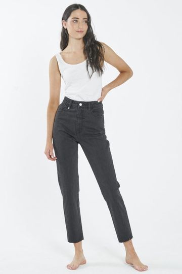 THRILLS  - CASEY SLIM JEAN - AGED BLACK
