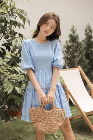 Lorelei Puff Sleeve Skater Dress