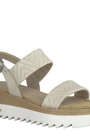 Marco Tozzi Womens Leather Block Sole Sandal 28738-28