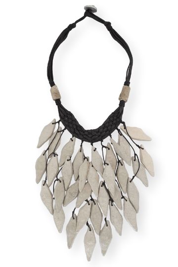 Silver Slivers Sustainable Necklace
