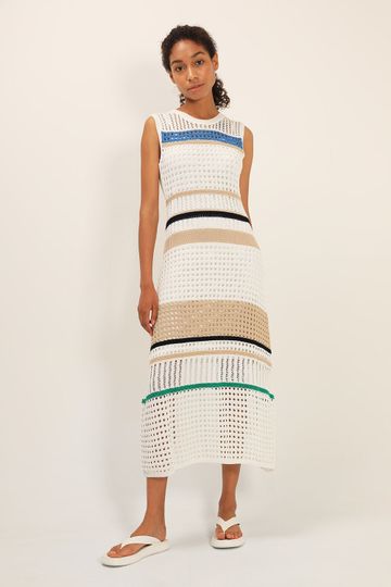 Celine Stripe Knitted Dress