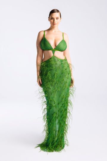 Leah Feather Gown