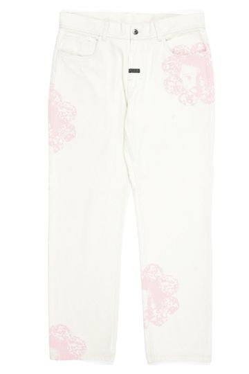 PLEASURES SPECIAL PRINTED DENIM PANT - NATURAL